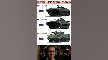 Thumbnail of Russian BMP series of armored vehicles: BMP-1, BMP-2, BMP-3