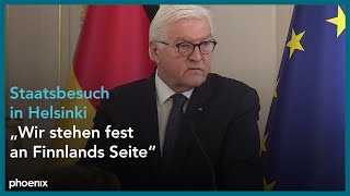 Bundespräsident Steinmeier: Staatsbesuch in Finnland am 08.04.22