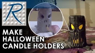 DIY Halloween Candle Holders