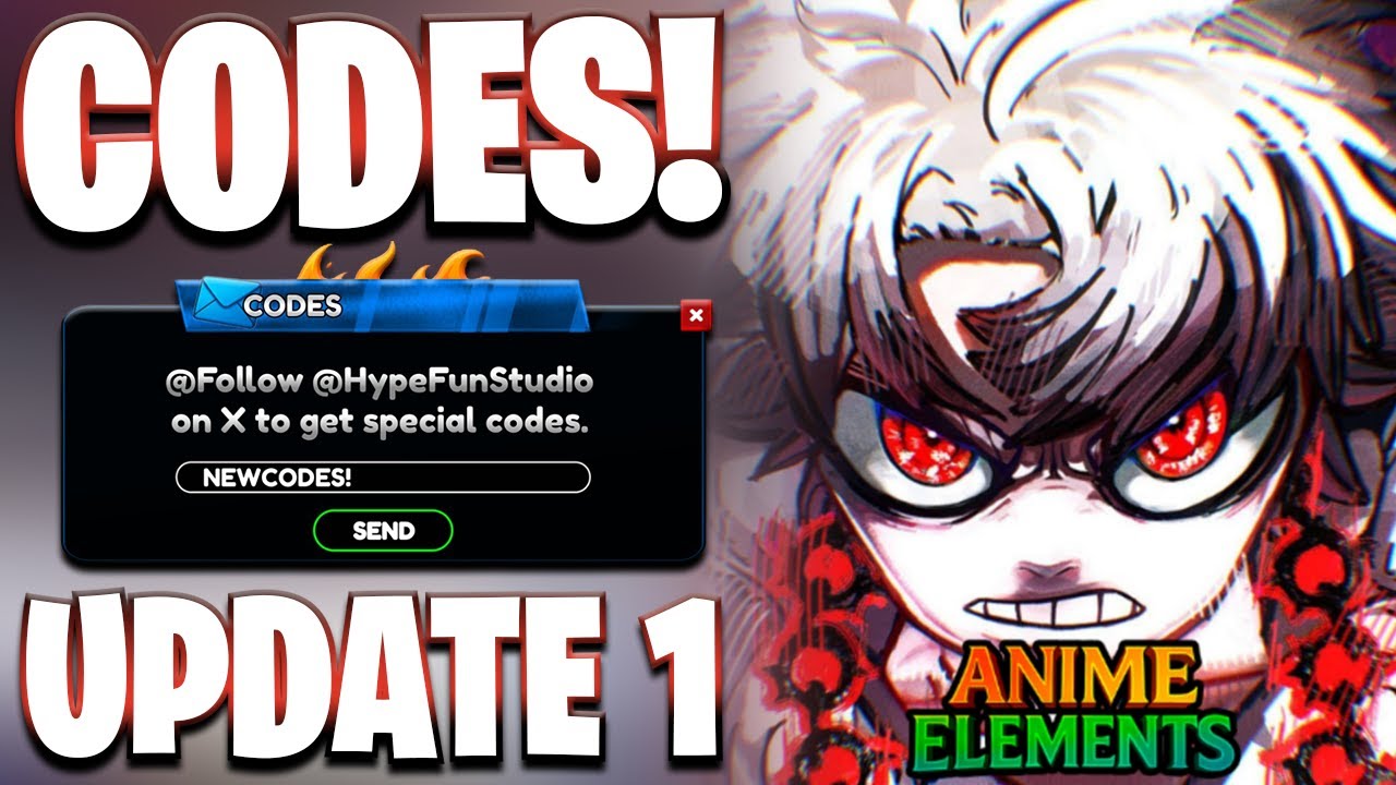 *НОВЫЕ* ВСЕ РАБОЧИЕ КОДЫ ОБНОВЛЕНИЯ 1 ДЛЯ АНИМЕ-ЭЛЕМЕНТОВ! КОДЫ АНИМЕ-ЭЛЕМЕНТОВ ROBLOX