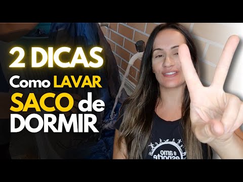 Vídeo: Como Lavar Um Saco De Dormir