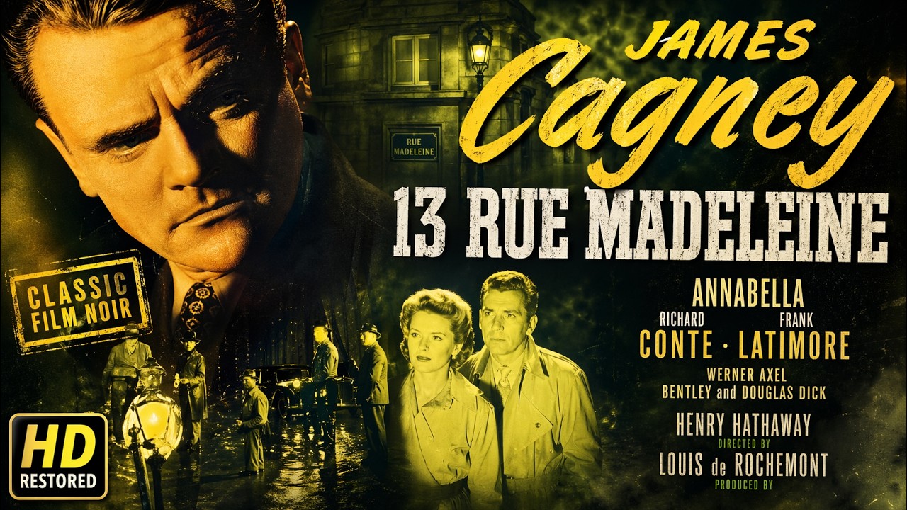 13 Rue Madeleine  – Classic Film Noir Espionage Thriller