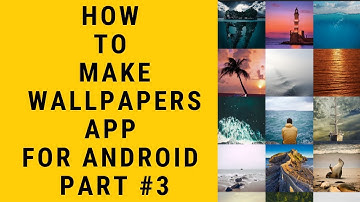 How To Make Android Wallpapers App In Android Studio Part 3(Urdu/Hindi)