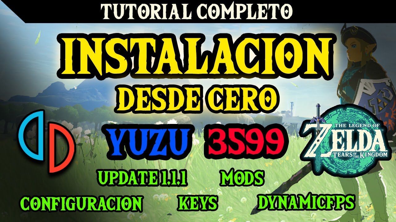 🔥TUTORIAL - como CONFIGURAR RYU PARA jugar ZELDA TOTK 