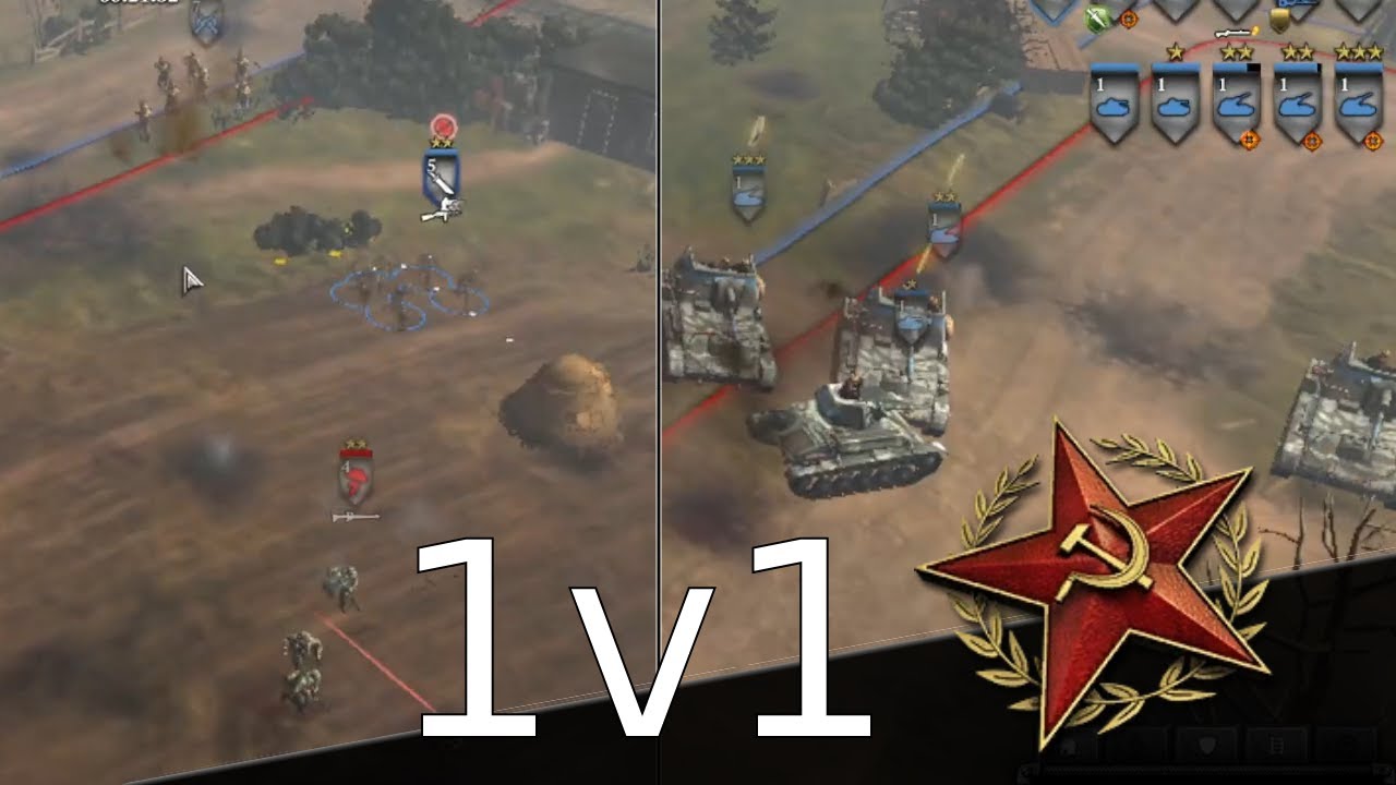 COH2 1v1 as Soviet | Partisans in to T3 all in. - YouTube