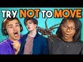 COLLEGE KIDS REACT TO TRY NOT TO MOVE CHALLENGE #2