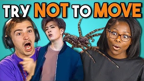 COLLEGE KIDS REACT TO TRY NOT TO MOVE CHALLENGE #2