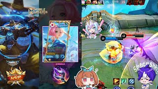 😻🎏🎇 Angela's amazing Summer skin gameplay 🍡🫧💖 Mobile Legend Bang Bang #angela #mlbb #mobilelegends