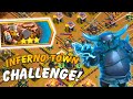 How to easily 3 star the inferno town challenge clash of clans in under 2 mins 