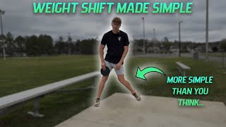 The backhand weight shift made simple