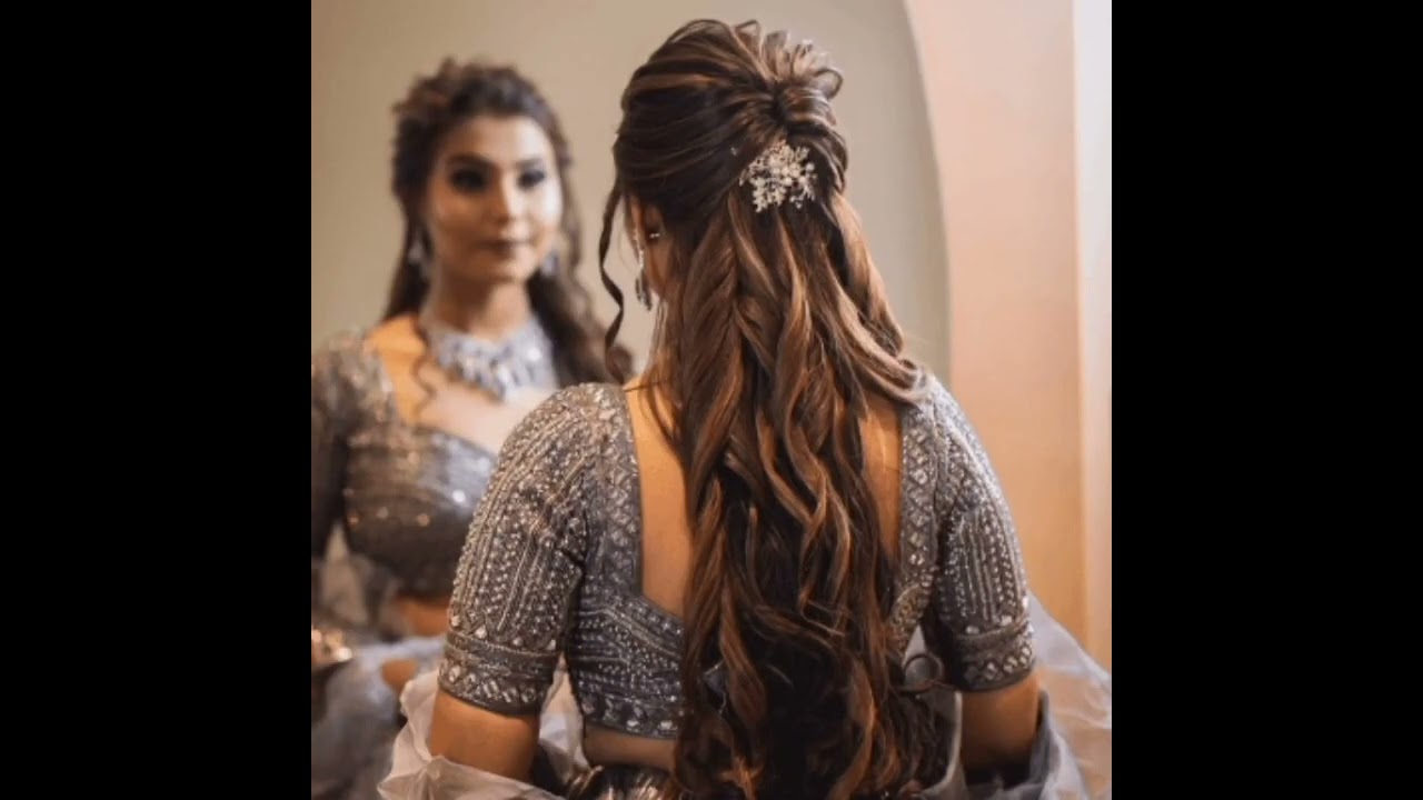 good looking roka hairstyle/🌸 mehandi hairstyle💇/ long hair / short hair/  traditional hairstyle /🌹🌹 - YouTube
