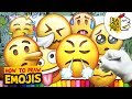 How to draw emojis  beautiful emoji easy drawing compilation  blabla art