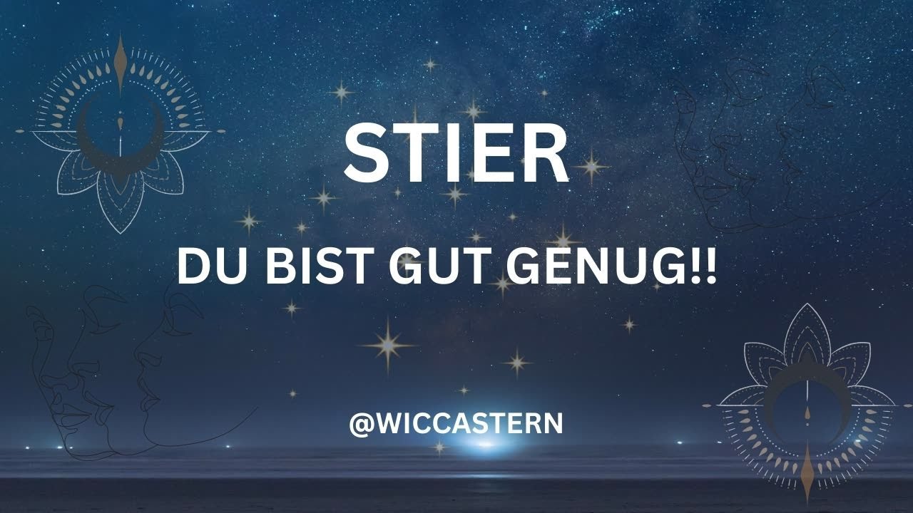 stier-tarot-du-bist-gut-genug-youtube