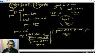 Linked List Part 04 | Delete a node at given index in linked list