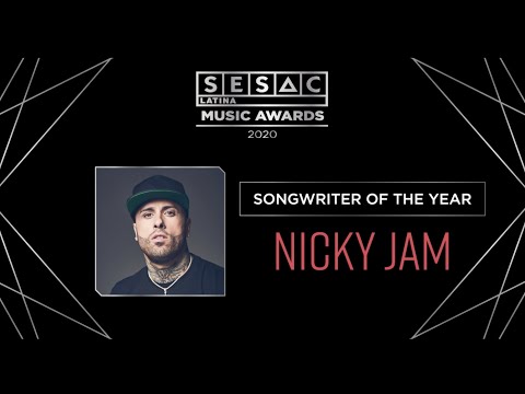 SESAC Latina Music Awards 2020: Songwriter of the Year Nicky Jam