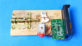 Evde Uzaktan Kumandalı Elektrikli Kapı Kilidi Nasıl Yapılır