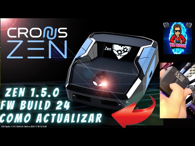 CRONUS ZEN ACTUALIZA FIRMWARE Y ZEN STUDIO FACIL 