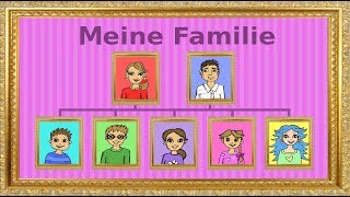 Deutsch lernen: die Familie - Genitiv / family - genitive case - German lesson for beginners
