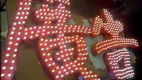 rgb single light,ws2801 pixel,led perforation light,bare light---China XLX company .flv