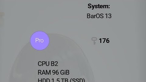 Upgrading BarOS 13 to Pro edition