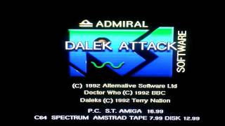 Dr Who Dalek Attack Title/Attract mode