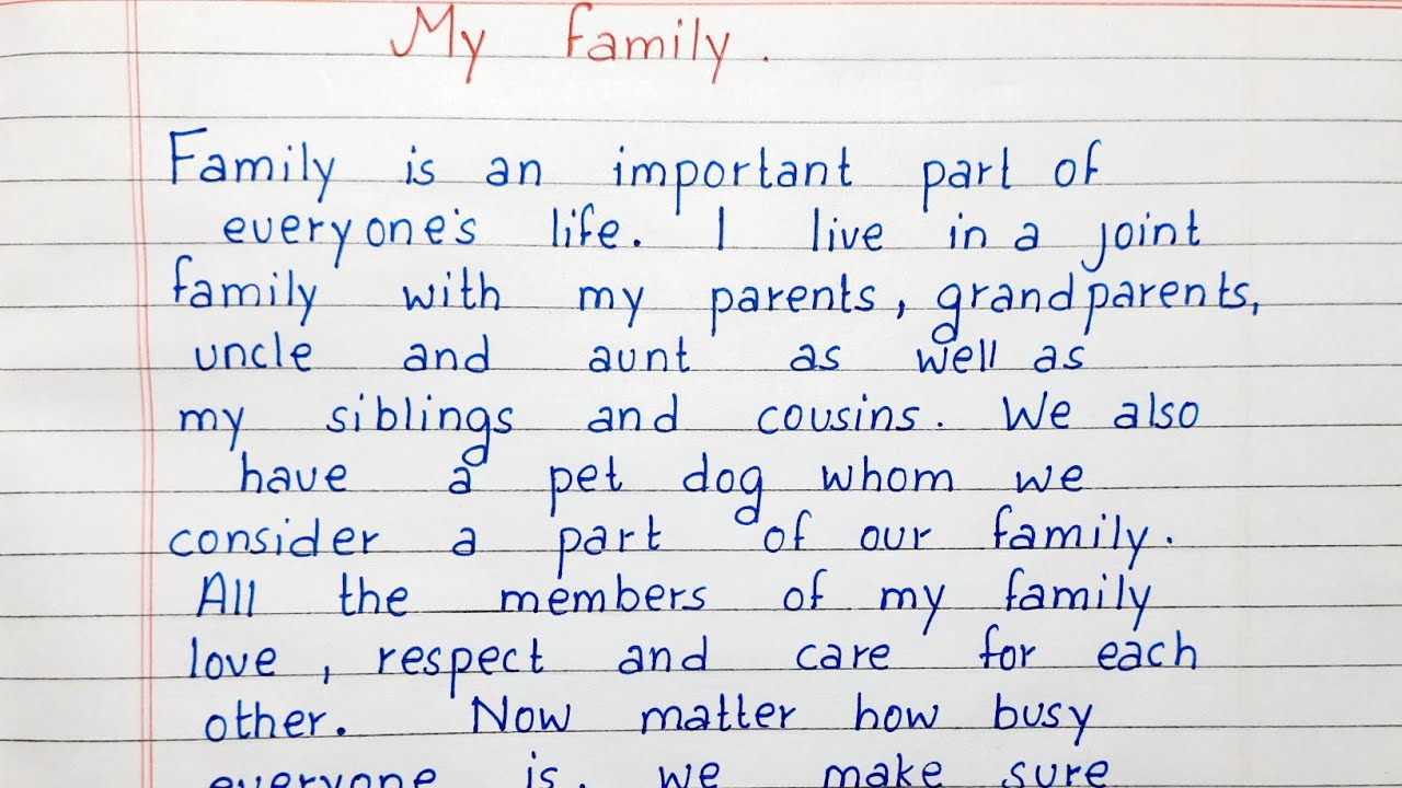 introduction to family essay