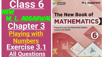 New ml aggarwal class 6 maths chapter 3 (Playing with Numbers) exercise 3.1 all questions cbse ncert