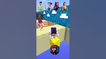 Kpop Demon Hunters vs Characters Challenge #minecraft #kpopdemonhunters