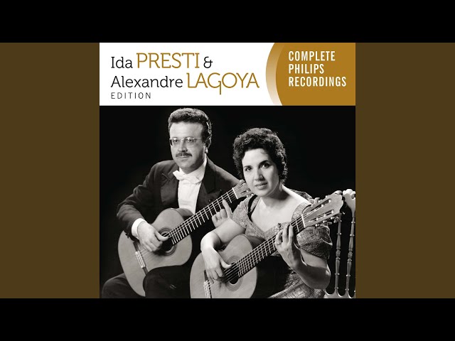 Soler - Sonate R. 84-arrgt 2 guitares : A.Lagoya & I.Presti, guitares