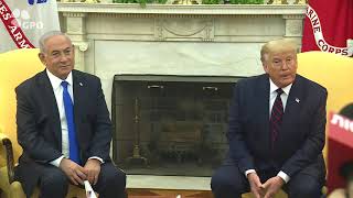 PM Netanyahu Meets US President Trump at the White House