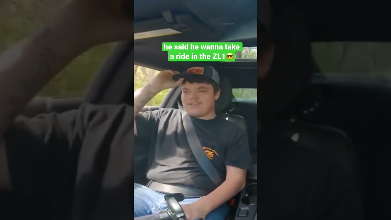 My Friend Wanted To Ride In ZL1 REACTION Zl1 Supercharged Camaro