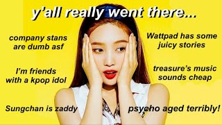 reacting to your kpop confessions 3