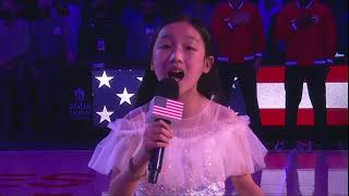 National Anthem at LA Clippers NBA Game by #MaleaEmma