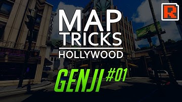 Overwatch: MAP TRICKS | Hollywood - Genji #01
