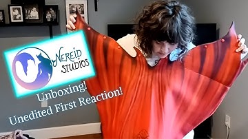 Nereid Studios Mermaid Tail Unboxing! (Autumn Leaves Red Tail)