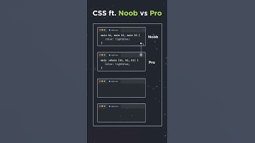 CSS Noob vs Pro #learncoding #coding #html #css #javascript #python #reactjs #webdesign #web