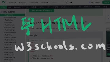 用 W3Schools 快速學會 HTML！新手最推薦的網站教學