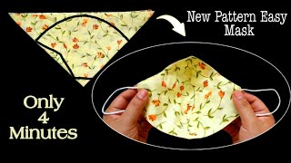 Anyone Can Make This Mask Easily / Easy Pattern Mask / Face Mask sewing Tutorial