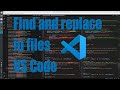 Visual studio code find and replace in files tutorial  july 2023  a1536ac1