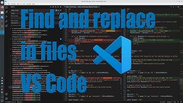 Visual Studio Code find and replace in files tutorial - July 2023 - a1536ac1