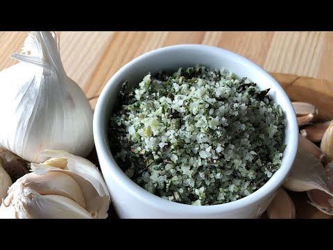DIY Sage, Rosemary & Garlic Herbal Salt Recipe