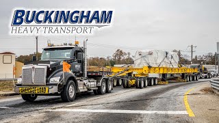 445,000 lb Industrial Press moved over 500 miles - Buckingham Heavy Transport