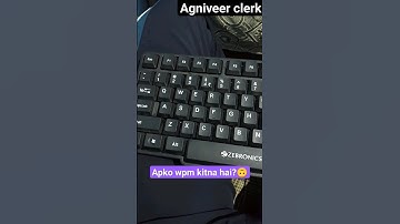 #agniveer #army #clerk #typingtest #ytshorts on #waydownwego