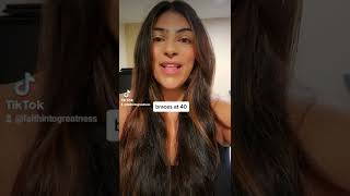 Braces at 40 #braces #beautiful #beauty #mindset #leadership #smile #beautifulsmile #model