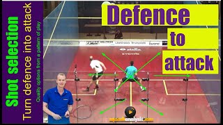 Squash analysis - Turn defence into attack