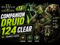 Diablo 4 Season 13 | Companion Druid Tower 124 Clear (Lord of Hatred DLC)