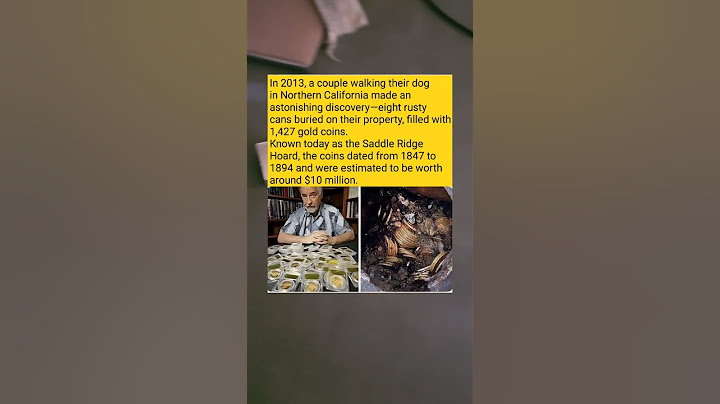 The $10 Million Gold Coin Hoard Found By Accident – The Saddle Ridge Mystery!