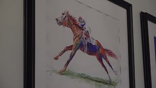 Meet the Lexington artist behind the official art of this year's Kentucky Derby