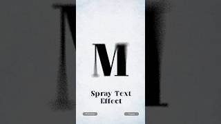 Spray Text Effect in Photoshop | Quick Tutorial
