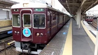 阪急神戸線6000系6050F『ワンハンドル運転台車両導入40周年』「準急・梅田行き」@十三駅発車
